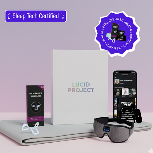 LUCID PROJECT SLEEP MASK + 4 FREE GIFTS