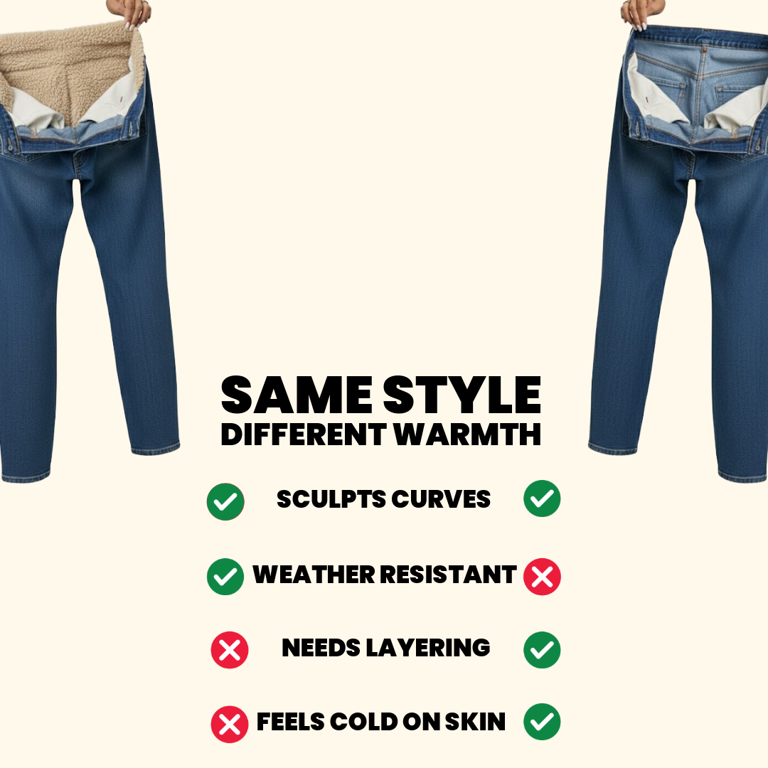Cozy Curve Jean Fleeced Edition